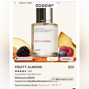 Dossier Fruity Almond Eau de Parfum